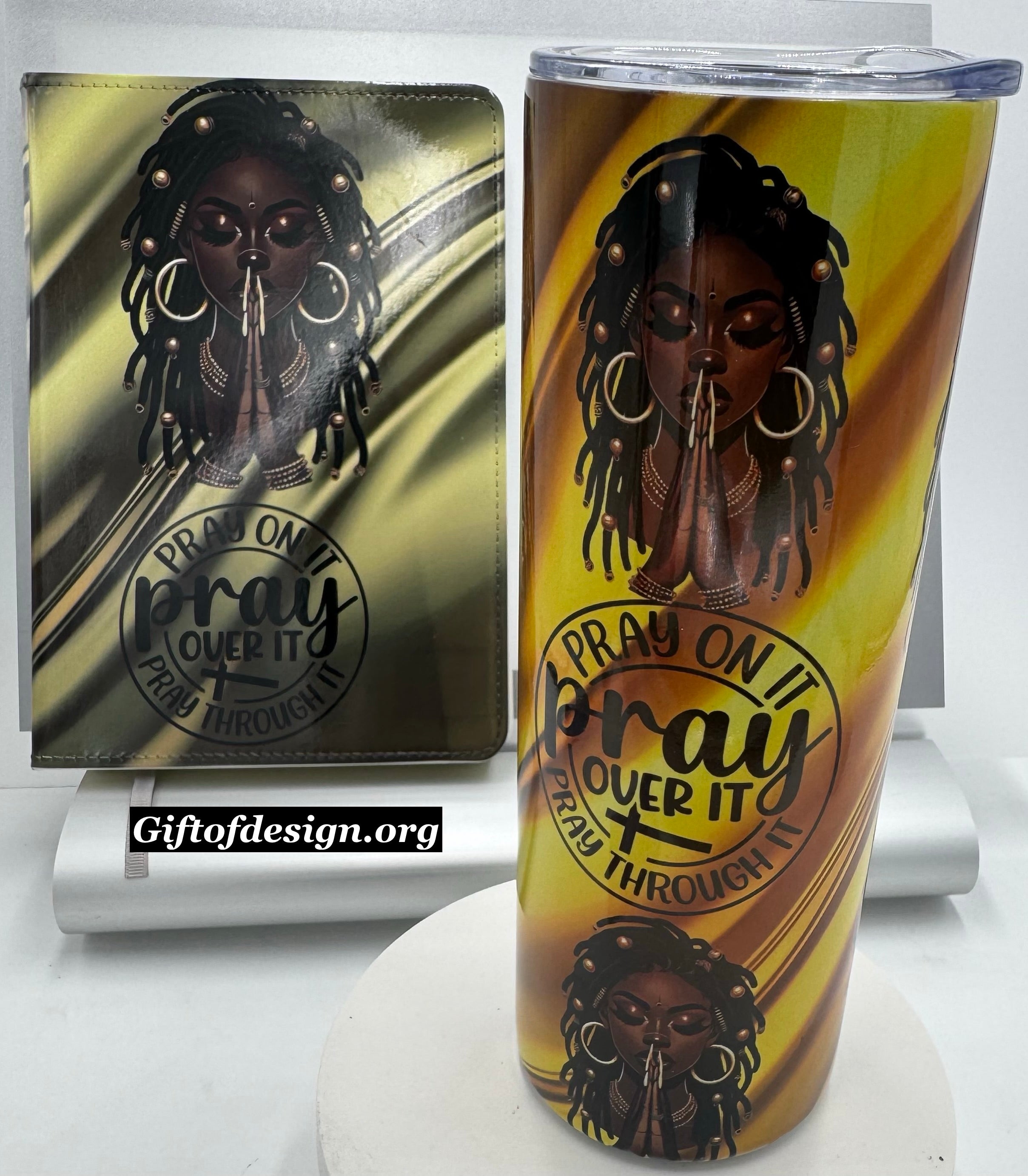 Pray On IT Tumbler and Journal Set